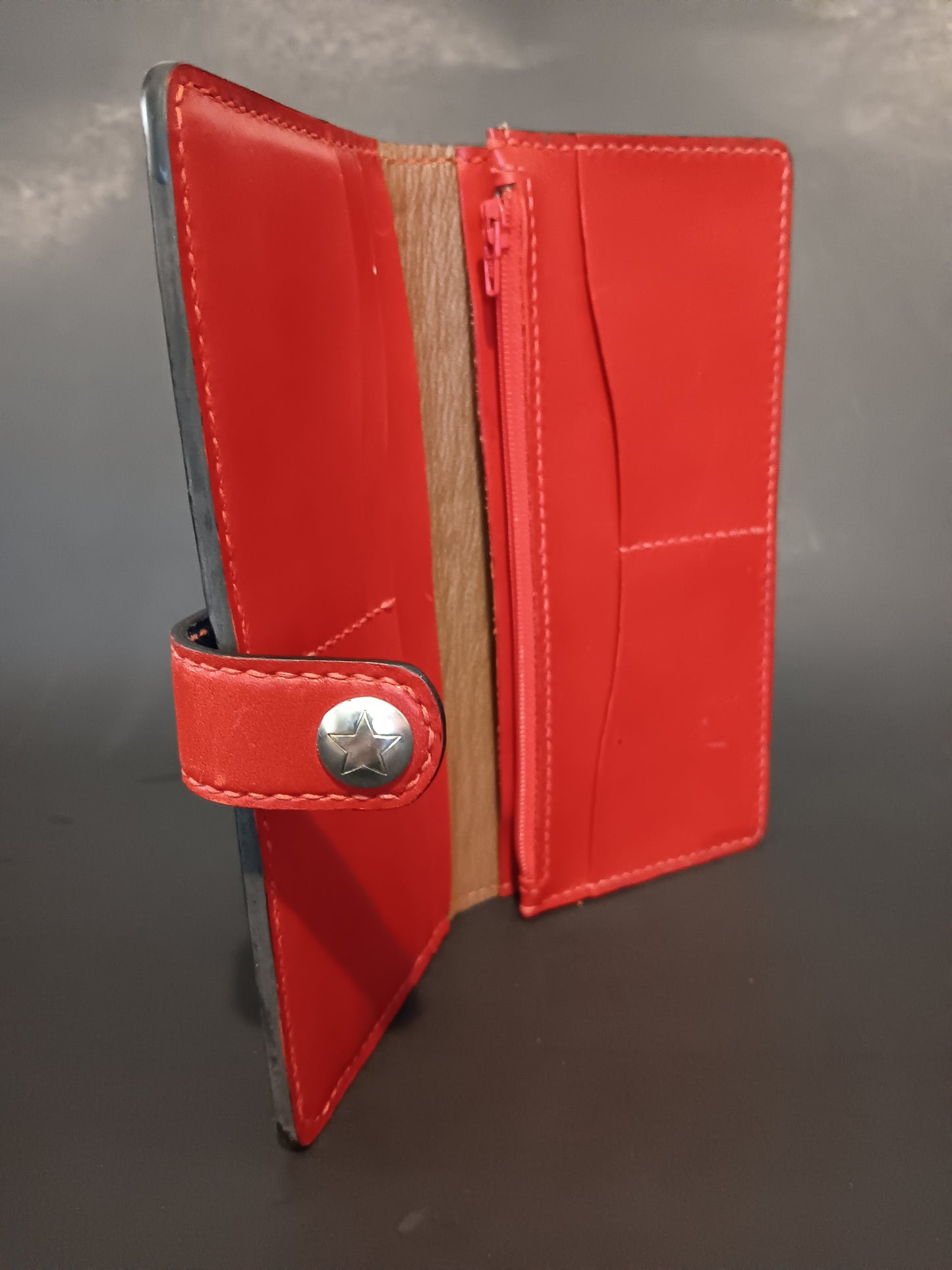 Snap Closure Clutch Wallet