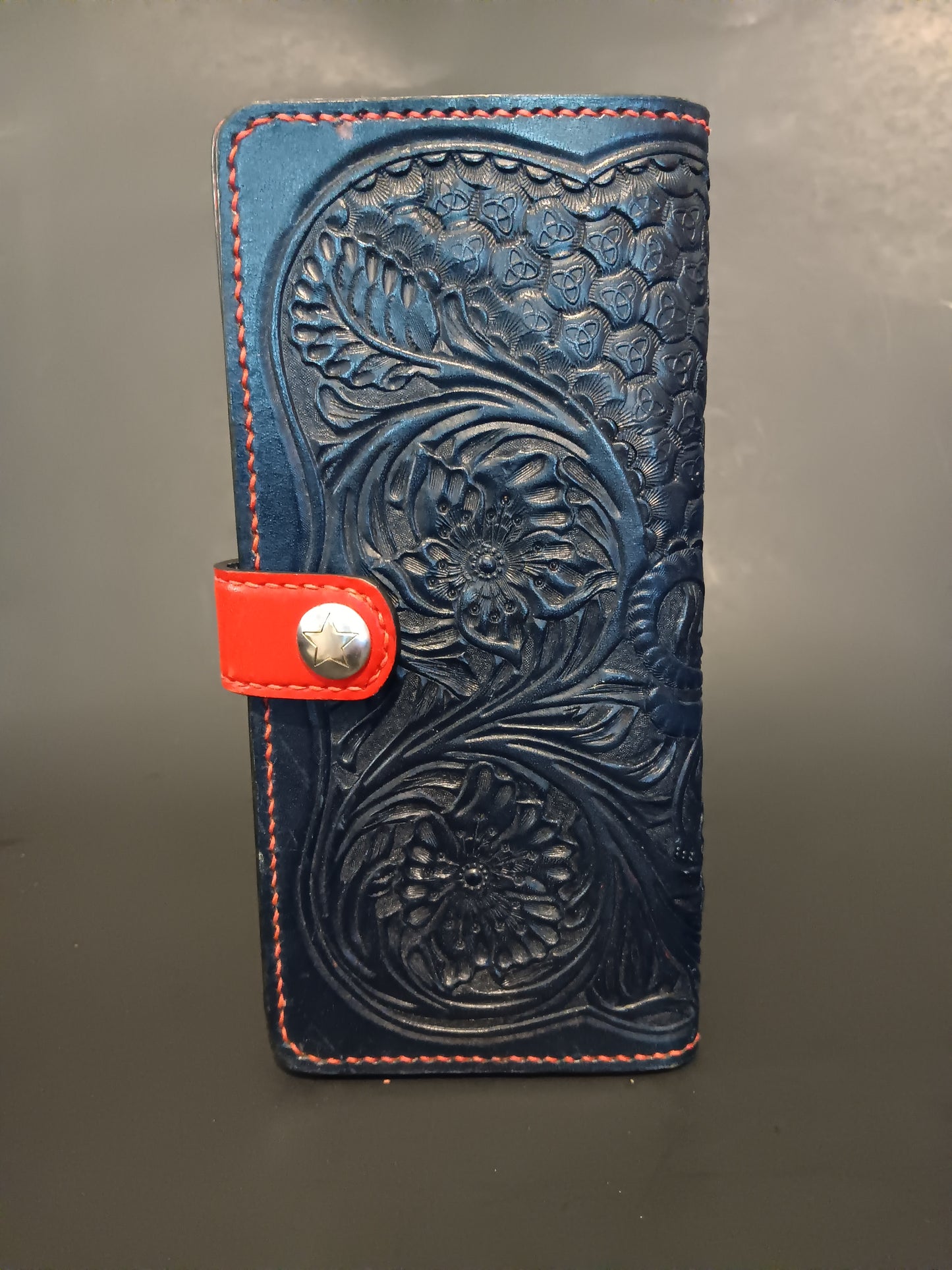 Snap Closure Clutch Wallet