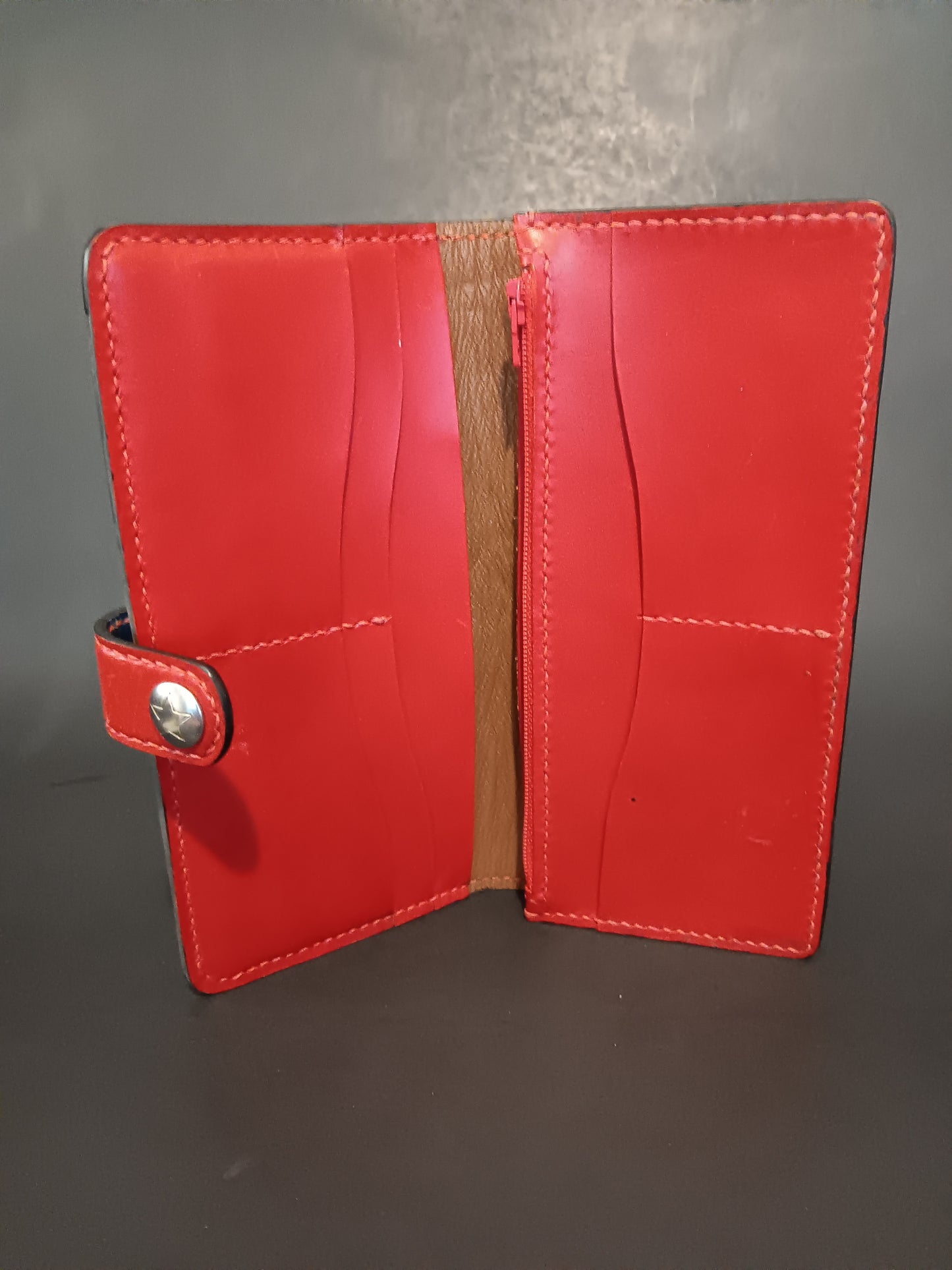 Snap Closure Clutch Wallet