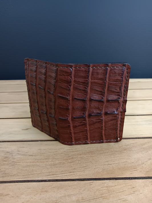 Croc Belly Card Wallet